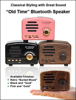 Old Time Bluetooth Speaker